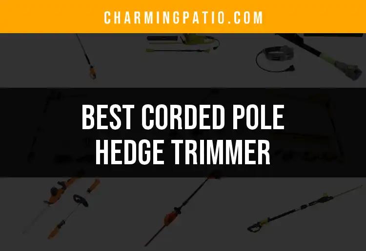 13 Best Corded Pole Hedge Trimmers to Trim Your Garden