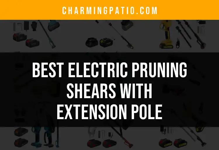 11 Best Electric Pruning Shears With Extension Pole