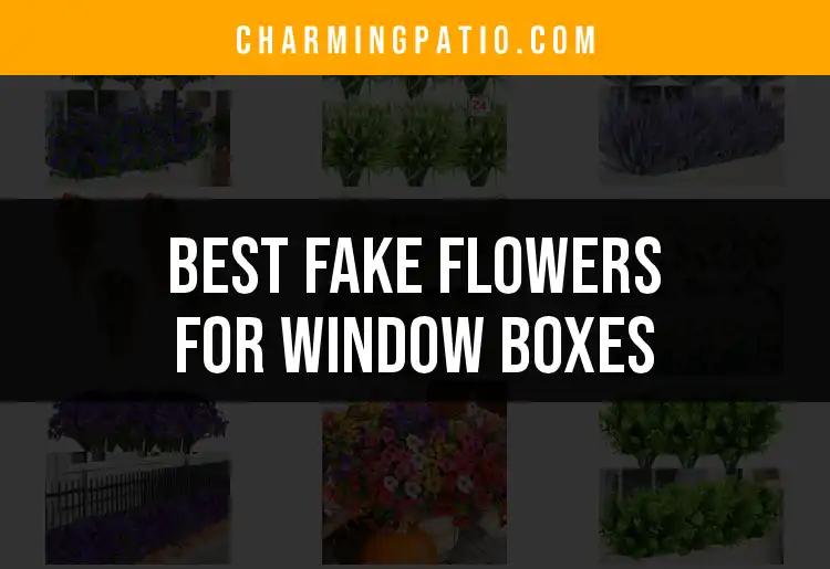 10 Best Fake Flowers for Window Boxes That Are Simply Stunning