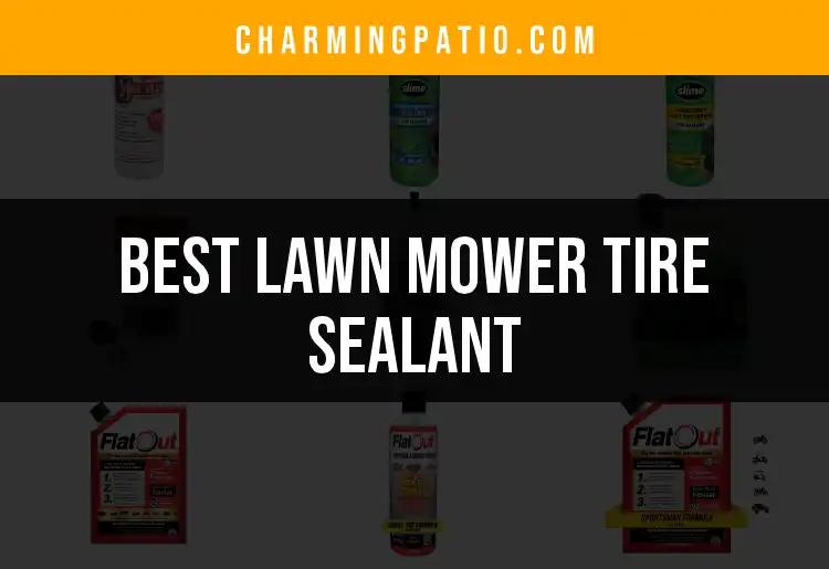 14 Best Lawn Mower Tire Sealants for a Pristine Cut