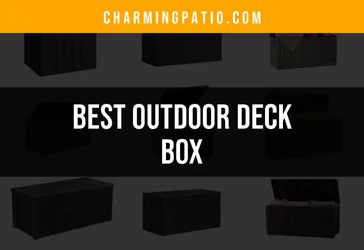 14 Top Picks for the Best Outdoor Deck Box