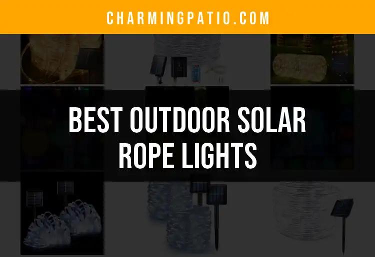 14 Best Outdoor Solar Rope Lights for Your Garden Oasis