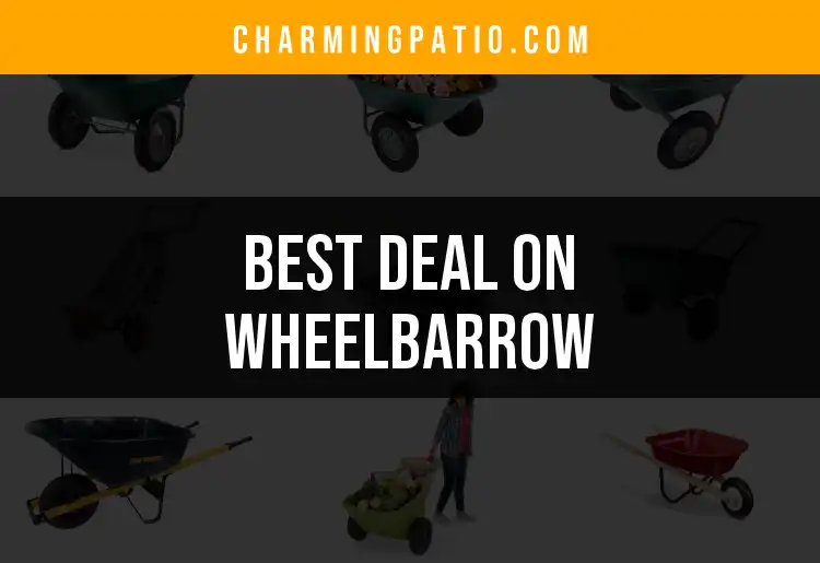 14 Unbeatable Deals on Wheelbarrows You Can't Miss