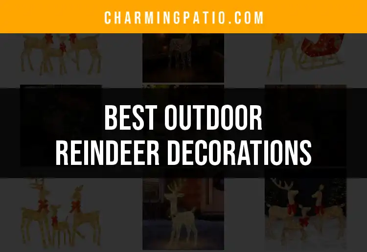 11 Charming Outdoor Reindeer Decorations for Your Holiday Cheer featured
