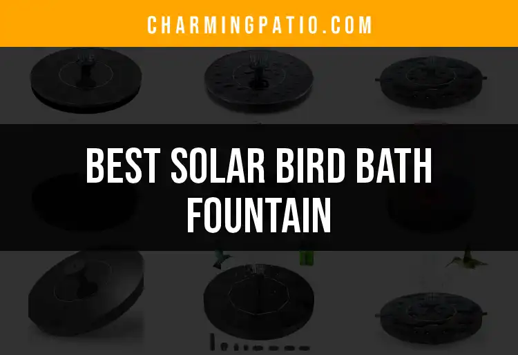 15 Stunning Solar Bird Bath Fountains for Your Garden featured